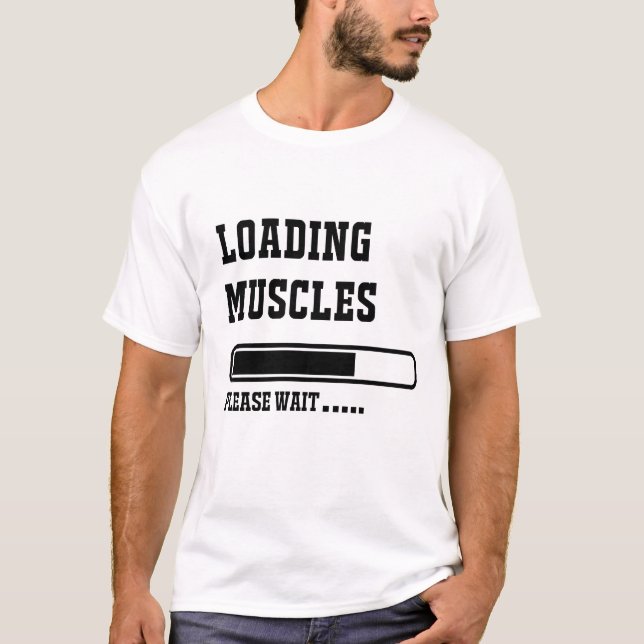 Camiseta T-Shirt dos Músculos de Carga (Frente)