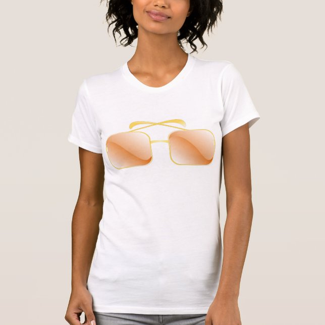Camiseta T-shirt dos óculos de sol (Frente)