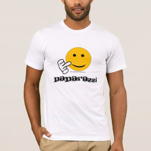 Camiseta T-shirt dos paparazzi do dedo médio