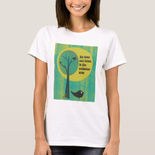 Camiseta T-shirt dos pássaros da digitária
