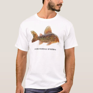 Camiseta T-shirt dos peixes de Corydoras Sterbai