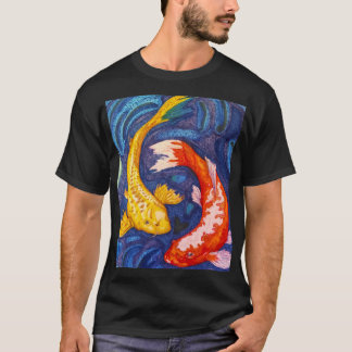 Camiseta T-shirt dos peixes de Koi