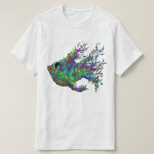 Camiseta T-shirt dos peixes de mar profundo