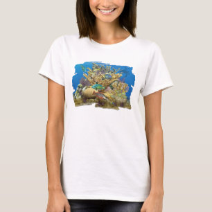 Camiseta T-shirt dos peixes do recife de corais e do recife
