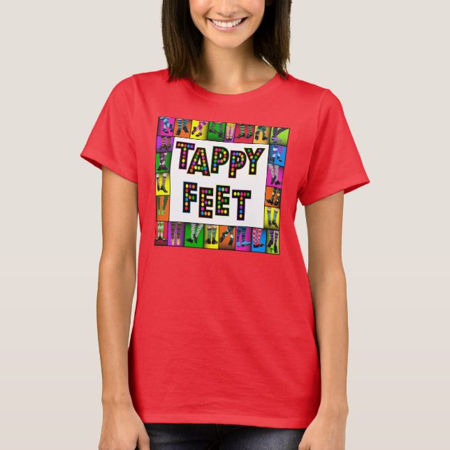 Camiseta T-shirt dos pés de Tappy (Frente)