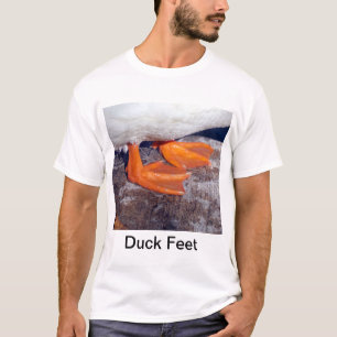 Camiseta T-shirt dos pés do pato