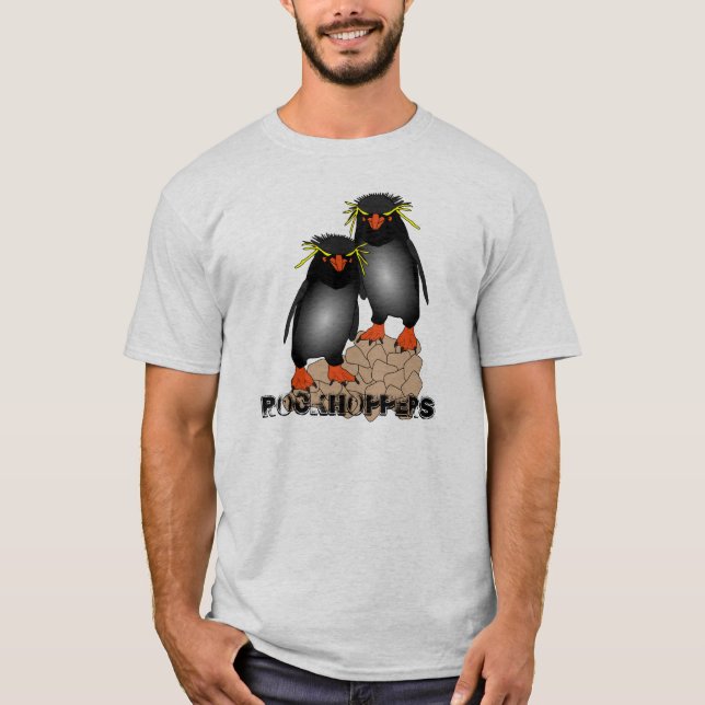 Camiseta T-shirt dos pinguins de RockHopper (Frente)