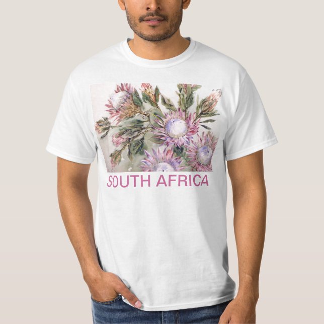 Camiseta T-SHIRT dos "Proteas" de África do Sul (Frente)