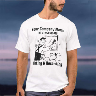 Camiseta T-Shirt dos Serviços de Pintura e Decoração