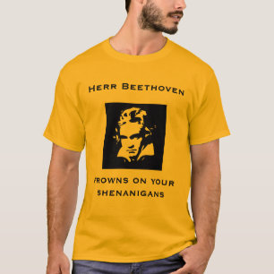 Camiseta T-shirt dos Shenanigans de Beethoven