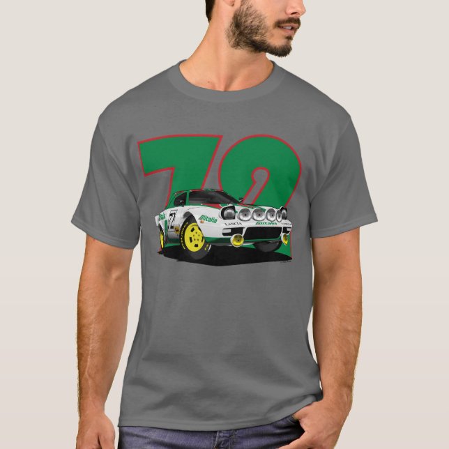 Camiseta T-shirt dos stratos de Lancia (Frente)