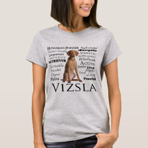 Camiseta T-shirt dos traços de Vizsla