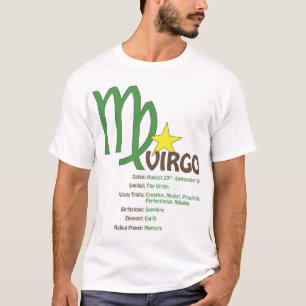 Camiseta T-shirt dos traços do Virgo