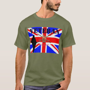 Camiseta T-shirt dos veteranos do exército britânico