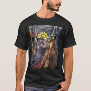 Camiseta T-shirt dos witchs do Dia das Bruxas (versão