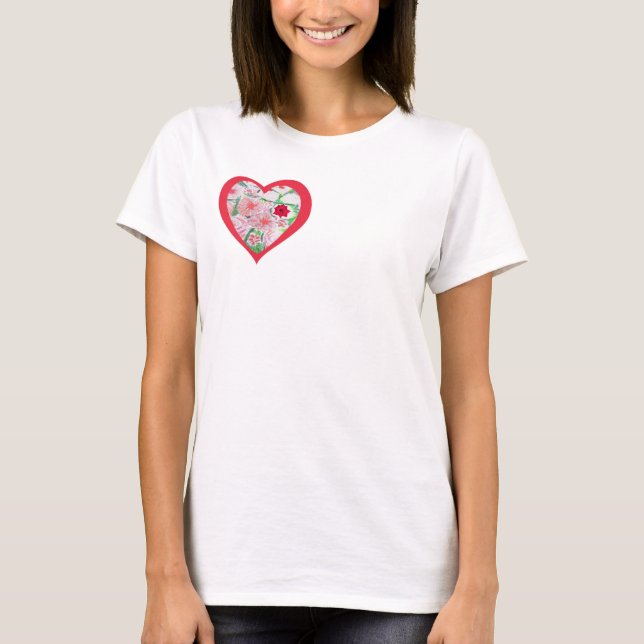 Camiseta T-Shirt Double Heart (Frente)