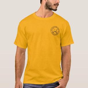 Camiseta T-Shirt Dourada Do Clube Golf Personalizada Com Se