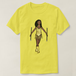 Camiseta T-Shirt Dourada Spark Twirl Girl