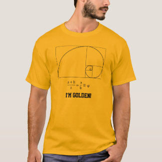 Camiseta T-shirt dourado da relação