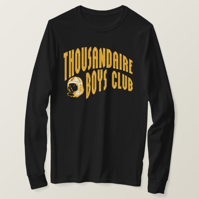 Camiseta T-Shirt_DOURADO do Clube de Meninos Thousandaire (Frente do Design)