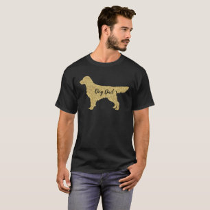 Camiseta T-shirt Dourado do pai do cão do golden retriever