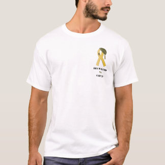 Camiseta T-shirt Dourado do soldado (adulto)