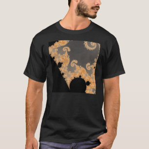 Camiseta T-shirt Dourado infinito do detalhe