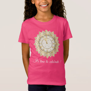 Camiseta T-Shirt Dourado Rosa