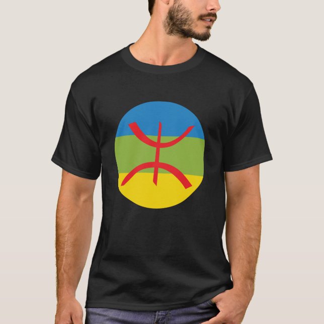 Camiseta T-shirt drapeau Amazigh (Frente)