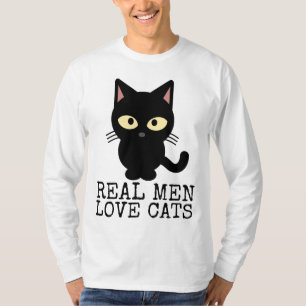 Camiseta T-shirt e camisolas REAIS dos GATOS do AMOR dos