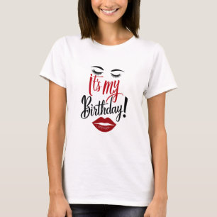 Camiseta T-Shirt - É o meu aniversário