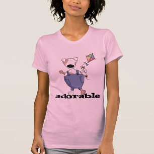 Camiseta T-shirt e presentes adoráveis do cão