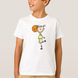 Camiseta T-shirt e presentes amarelos do jogador de