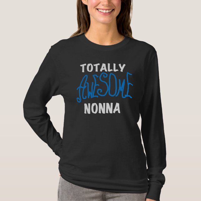 Camiseta T-shirt e presentes azuis totalmente (Frente)