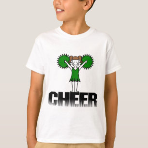 Camiseta T-shirt e presentes Cheerleading verdes