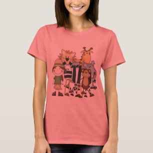 Camiseta T-shirt e presentes da menina do safari