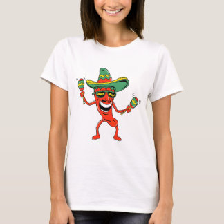 Camiseta T-shirt e presentes da pimenta de pimentão de