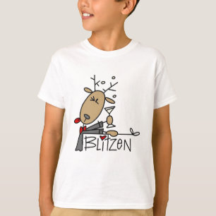 Camiseta T-shirt e presentes da rena de Blitzen