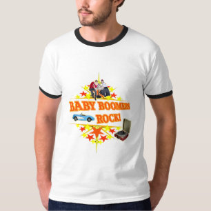 Camiseta T-shirt e presentes da rocha dos nascidos no Baby