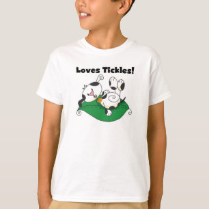 Camiseta T-shirt e presentes das cócegas dos amores