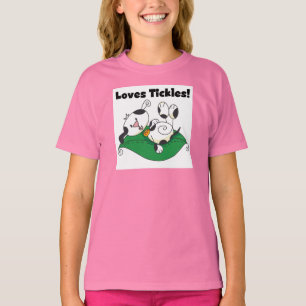 Camiseta T-shirt e presentes das cócegas dos amores