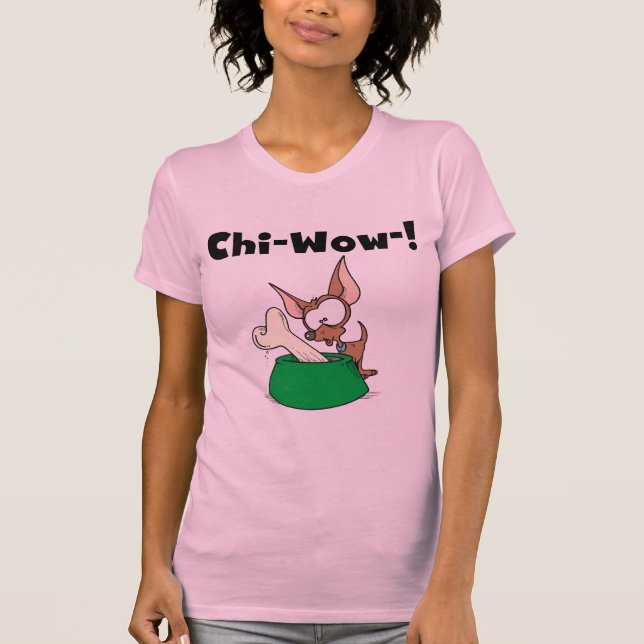 Camiseta T-shirt e presentes de Chihuhua Qui-Wow (Frente)