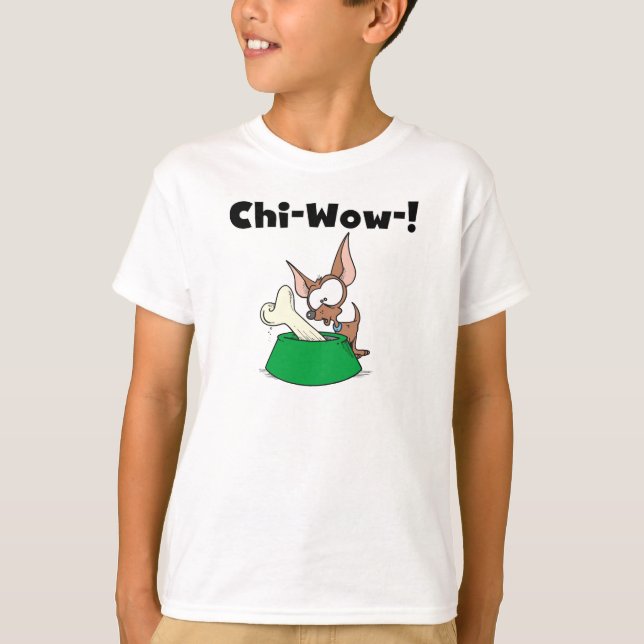 Camiseta T-shirt e presentes de Chihuhua Qui-Wow (Frente)