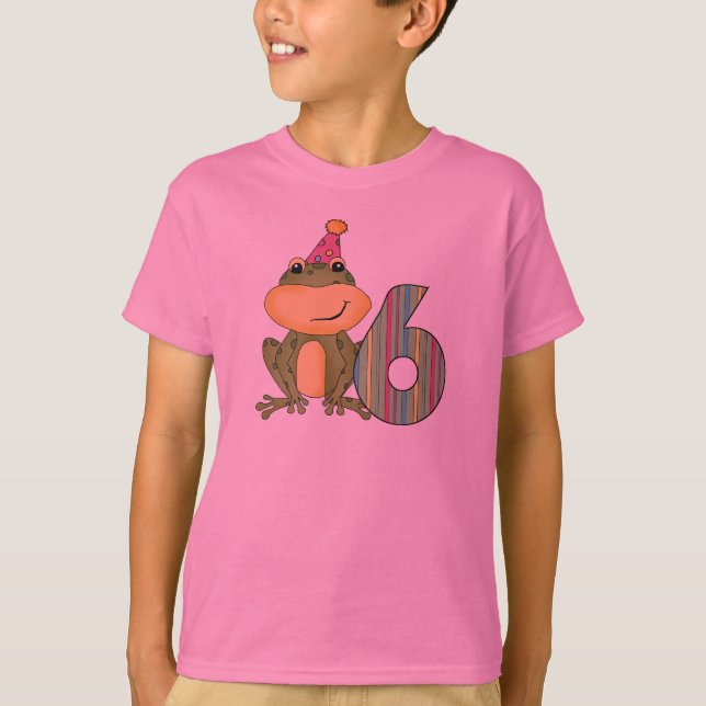 Camiseta T-shirt e presentes do aniversário do sapo do (Frente)