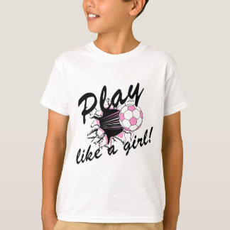 Camiseta T-shirt e presentes do futebol das meninas