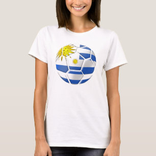Camiseta T-shirt e presentes do futebol de Uruguai