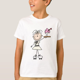 Camiseta t-shirt e presentes do garçonete do cinema ao ar