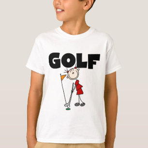 Camiseta T-shirt e presentes do GOLFE das meninas