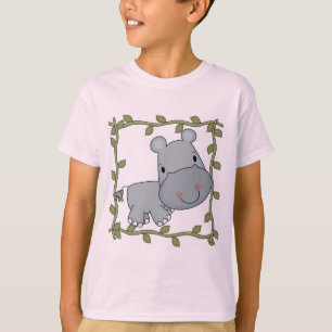 Camiseta T-shirt e presentes do hipopótamo do bebê