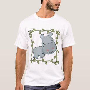 Camiseta T-shirt e presentes do hipopótamo do bebê